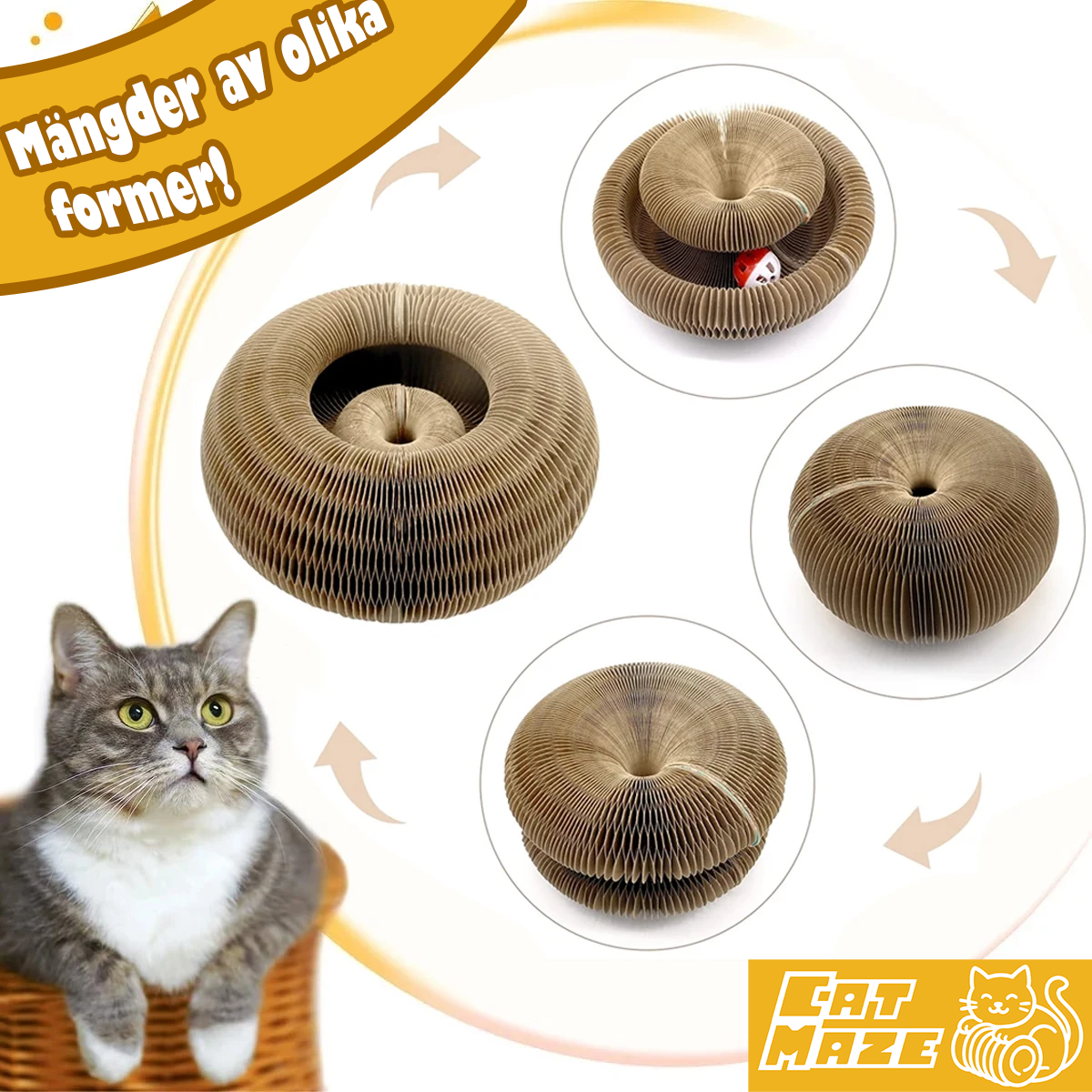 CatMaze™ - Katters Favorit: Magisk Klös- och Bollbana